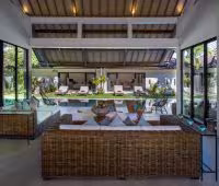 Villa Abaca Kadek, Living room area